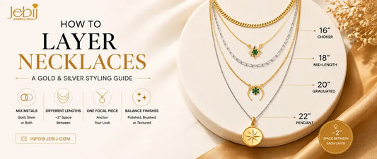 How to Layer Necklaces: A Gold and Silver Style Guide