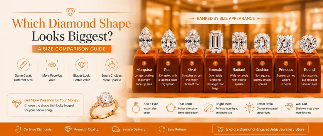 Which Diamond Shape Looks Biggest? A Size Comparison Guide