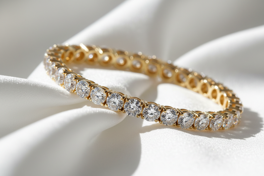 Diamond Tennis Bracelet Trend: How to Choose a Real, Affordable Gold Diamond Tennis Bracelet for Women