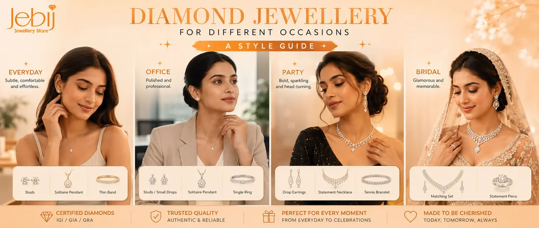 Diamond Jewellery for Different Occasions: A Style Guide
