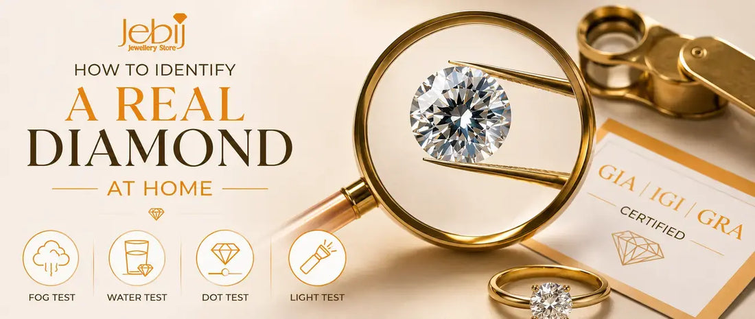 How to Identify a Real Diamond at Home