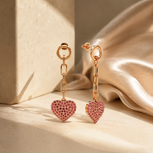 Gold Drop and Dangle Earrings