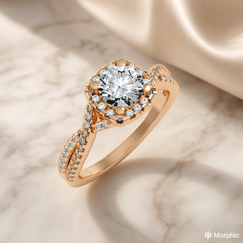 Gold Diamond Engagement Rings