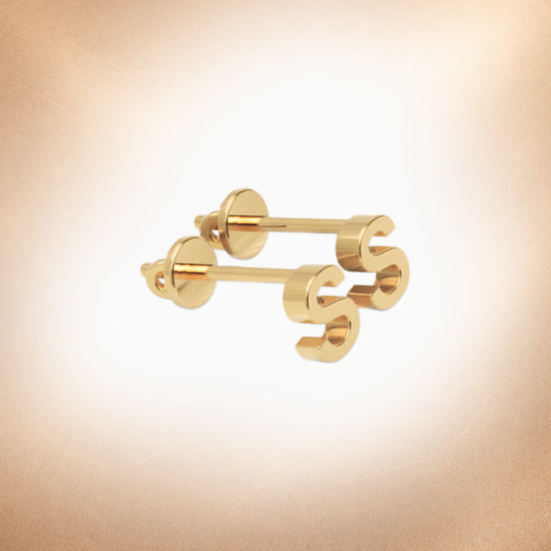 Initial Petite Studs