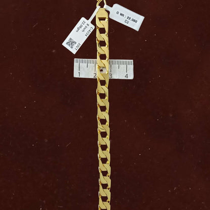 Cuban Link Chain Bracelet 8 Inch 22Grams - Five