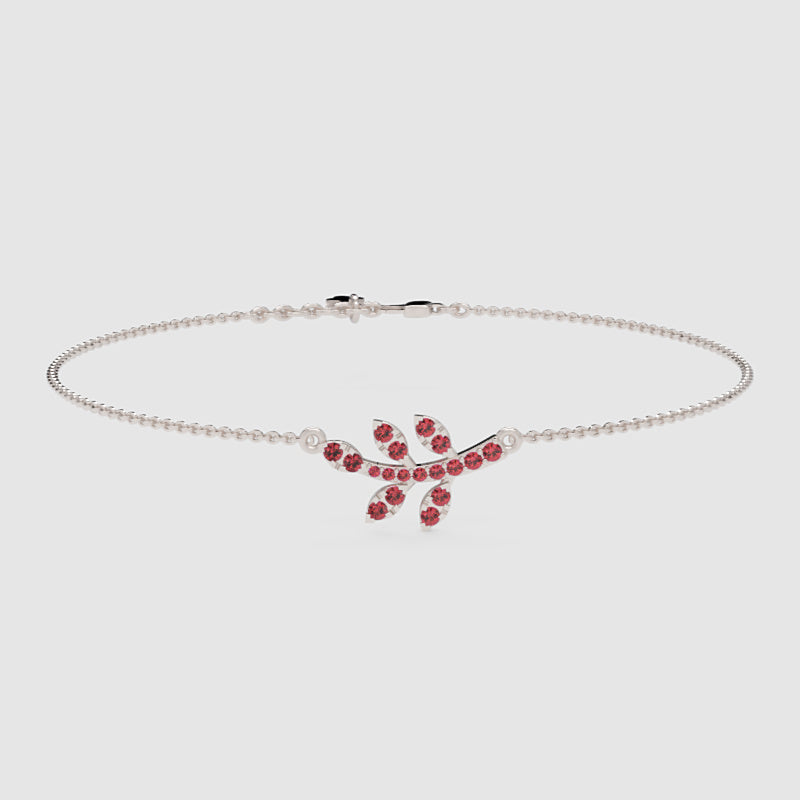 Dragonfly Pendant Necklace With Red Crystal Accents - Seven