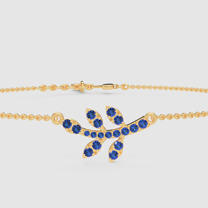 Blue Crystal Dragonfly Pendant Necklace With Chain - Four