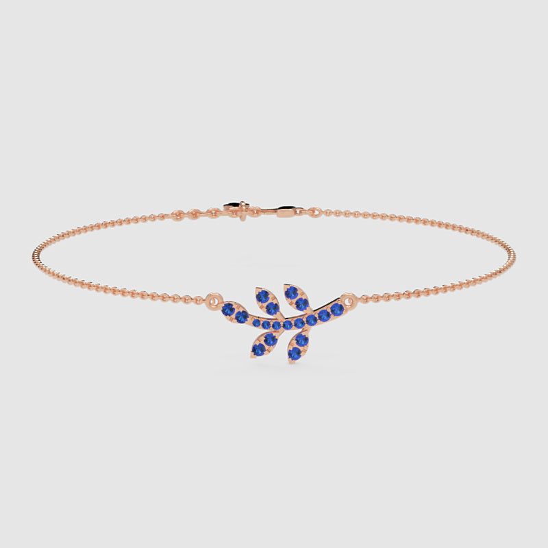 Blue Crystal Dragonfly Pendant Necklace With Chain - Seven