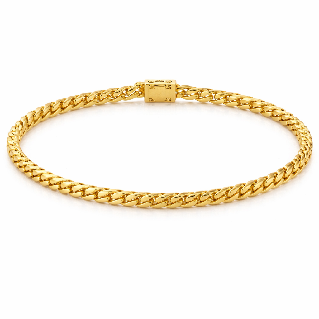 Cuban Link Chain Bracelet For Men And Women - Three
