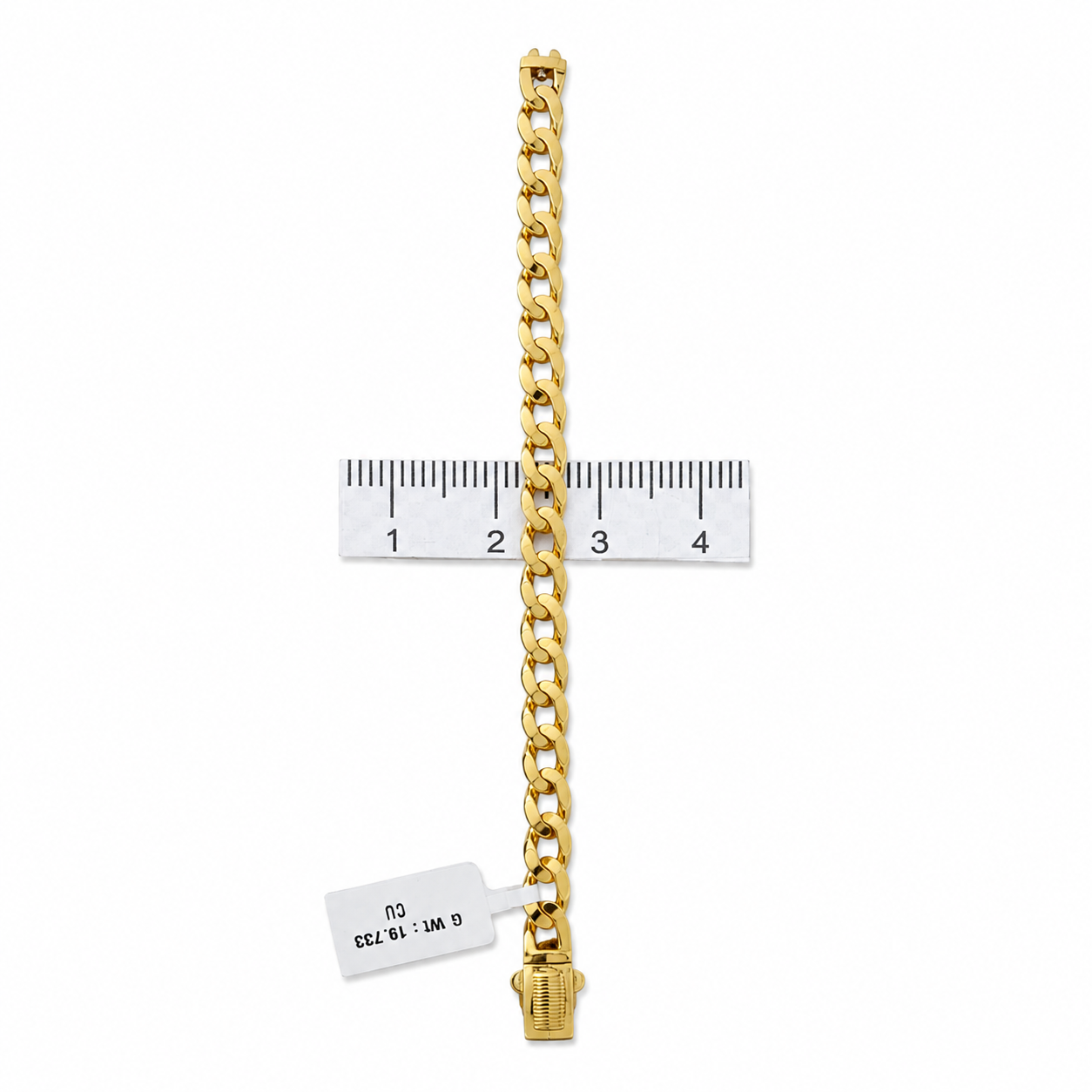 Cuban Link Chain Bracelet With Lobster Clasp 6Mm Wide 8 Inch Length - One