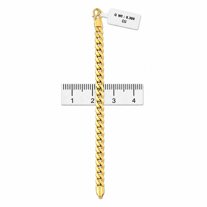 Cuban Link Chain Bracelet With S Hook - One