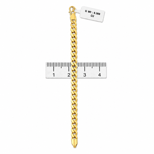 Cuban Link Chain Bracelet With S Hook - One