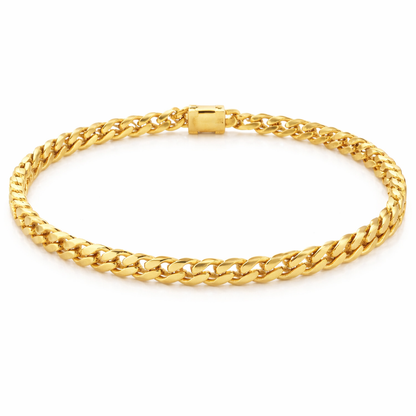 4 Mm Cuban Bracelet - One