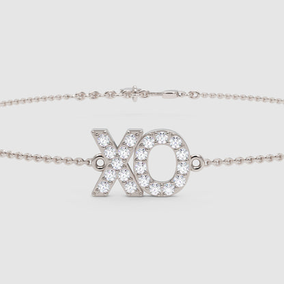 Xo Hugs And Kisses Crystal Bracelet - One
