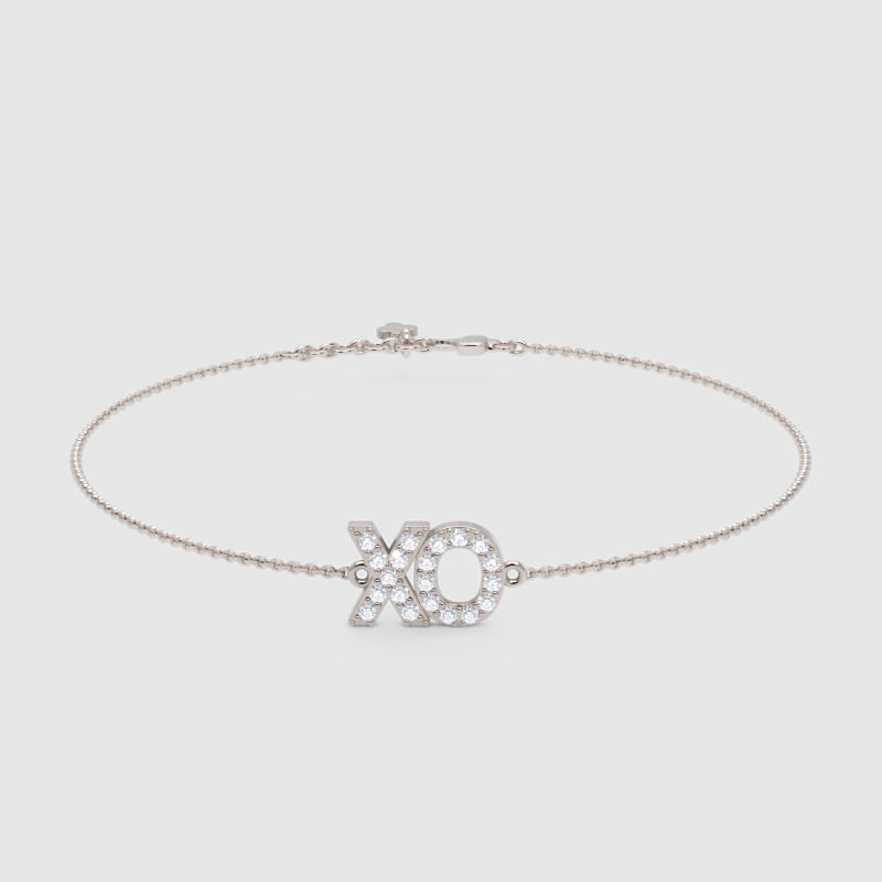 Xo Hugs And Kisses Crystal Bracelet - Three