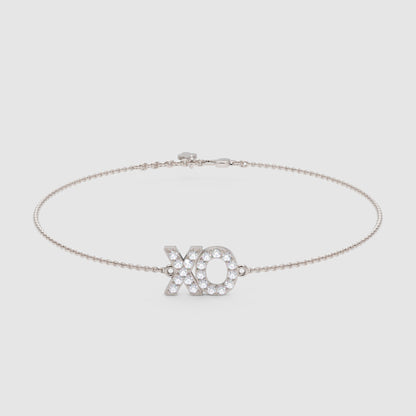 Xo Hugs And Kisses Crystal Bracelet - Three
