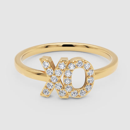 Diamond Xo Hugs And Kisses Ring - Four