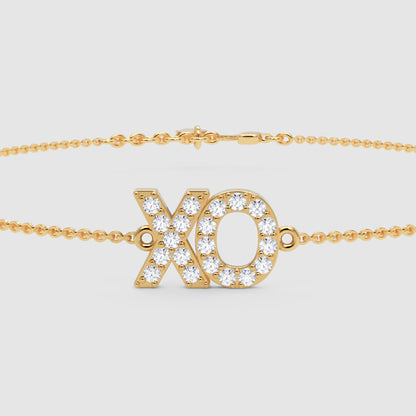 Xo Hugs And Kisses Crystal Bracelet - Four