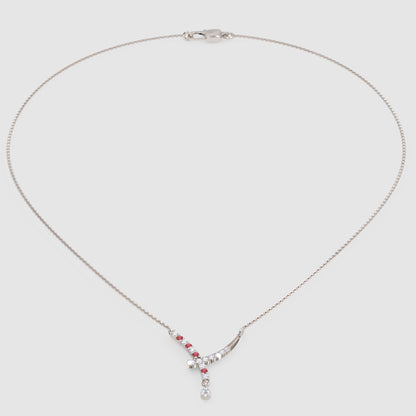 White Gold Diamonds With Coloured Gemstone Accents. - Nine
