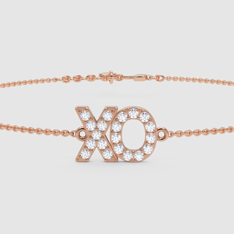 Xo Hugs And Kisses Crystal Bracelet - Six