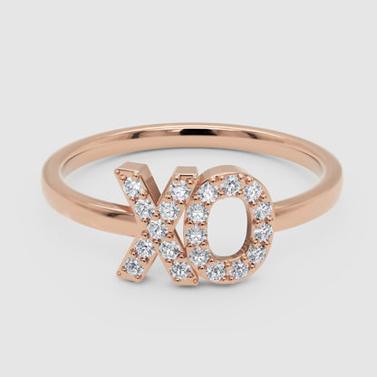 Diamond Xo Hugs And Kisses Ring - Six