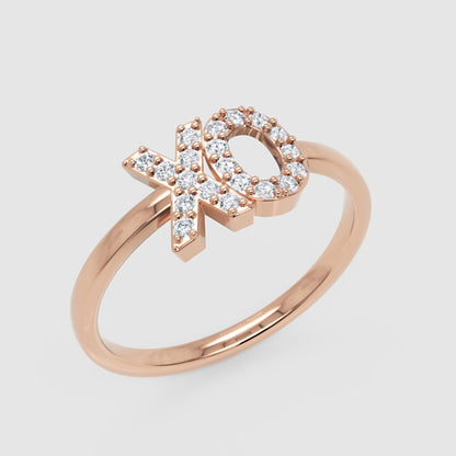 Diamond Xo Hugs And Kisses Ring - Seven