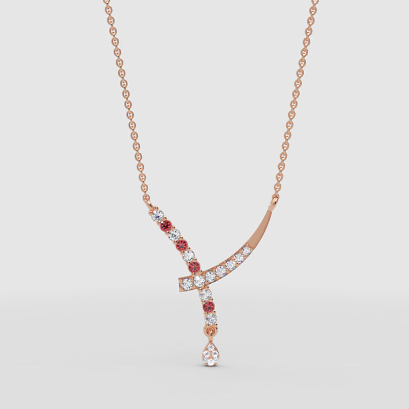 White Gold Diamonds With Coloured Gemstone Accents. - Four