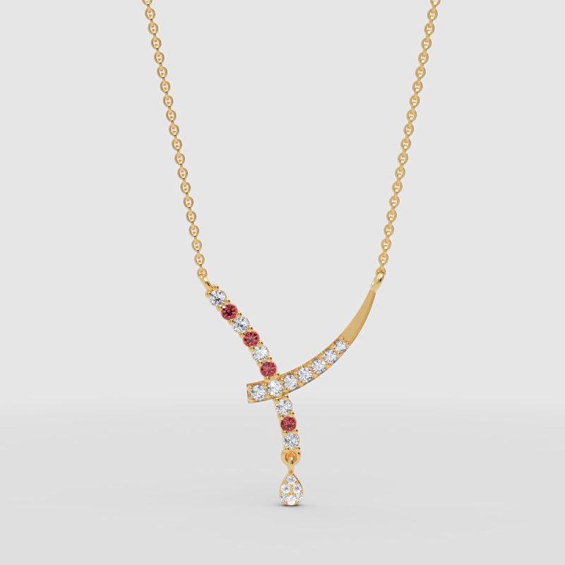 White Gold Diamonds With Coloured Gemstone Accents. - Six