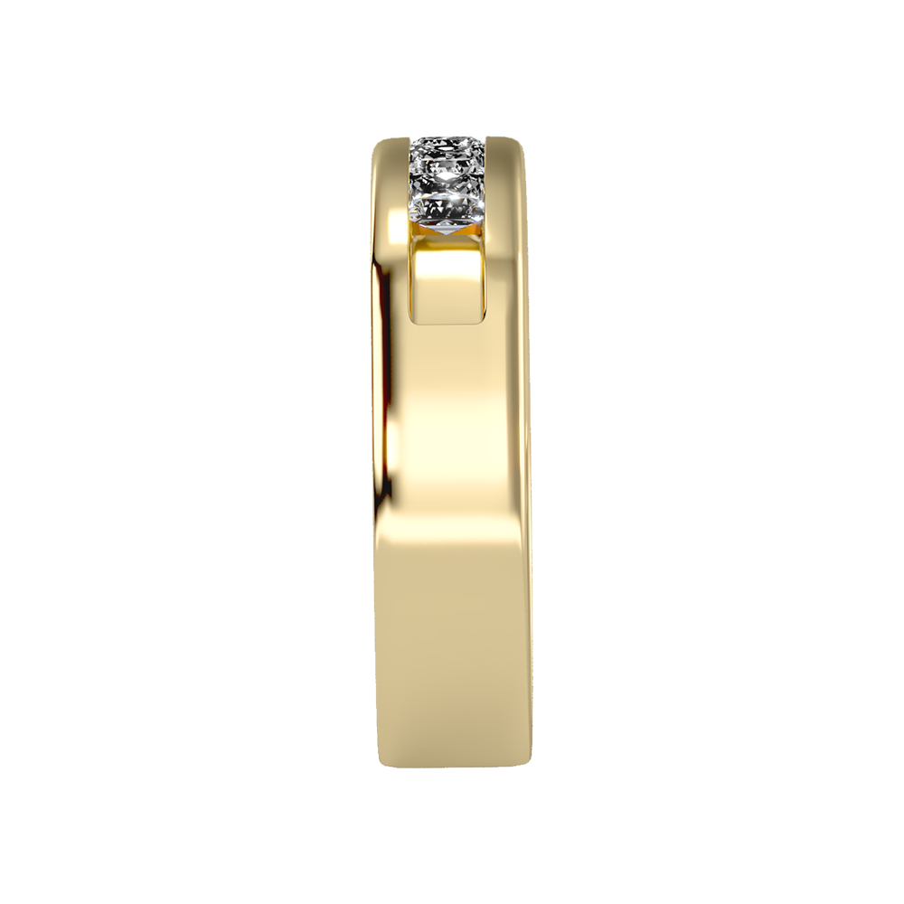 Ablaze Men's Band In 925 Sterling Silver - Eleven