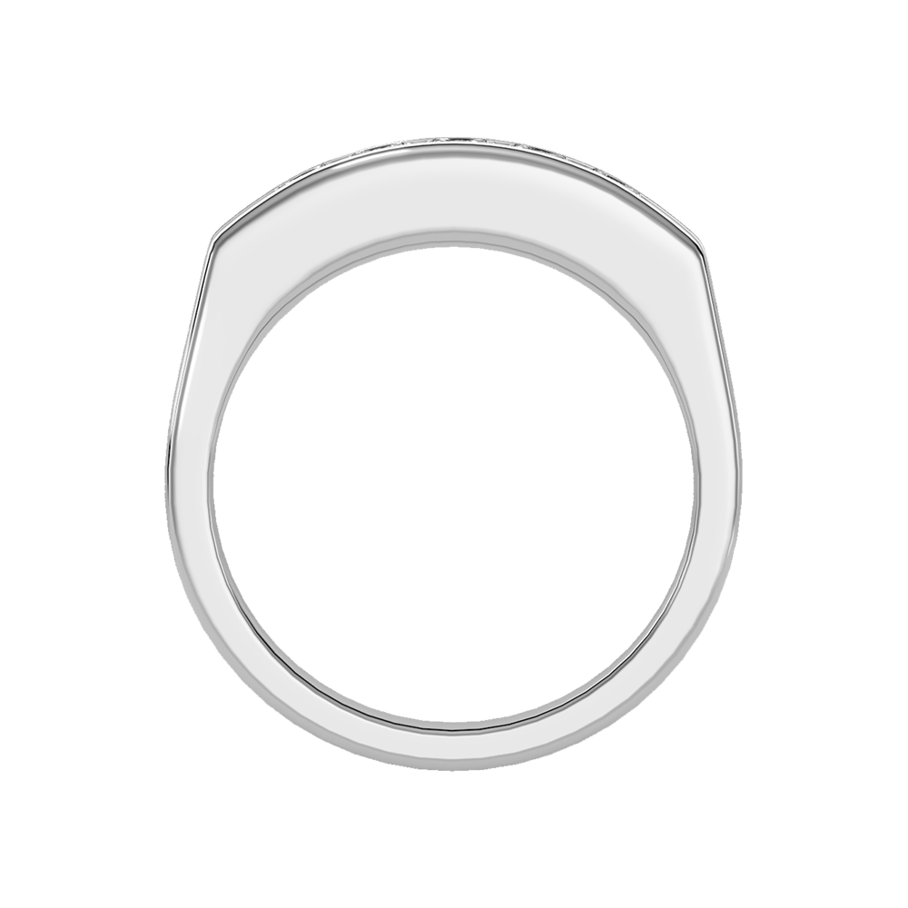 Ablaze Men's Band In 925 Sterling Silver - Two