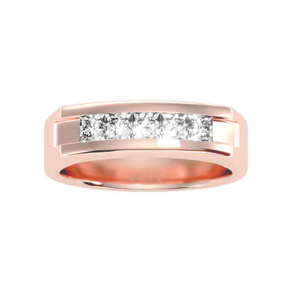 Ablaze Men's Band In 925 Sterling Silver - Six