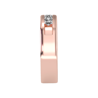 Ablaze Men's Band In 925 Sterling Silver - Seven