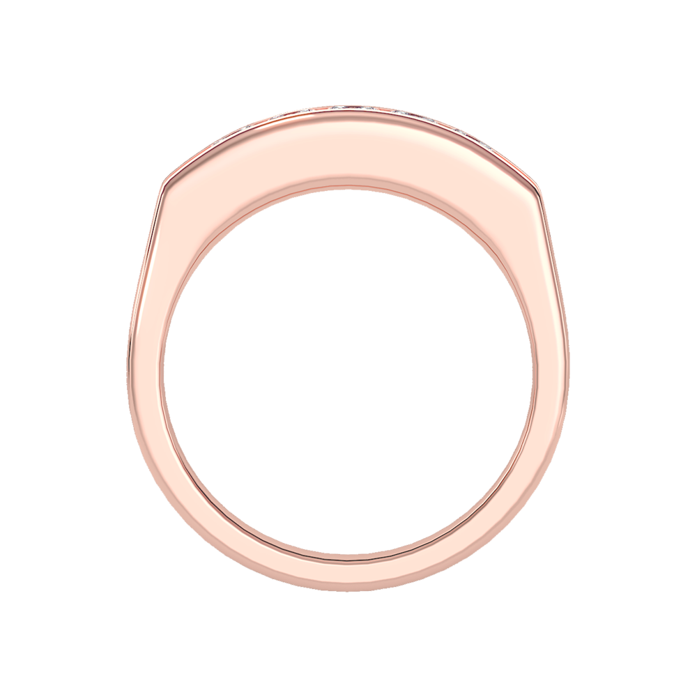 Ablaze Men's Band In 925 Sterling Silver - Eight