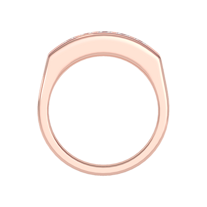 Ablaze Men's Band In 925 Sterling Silver - Eight