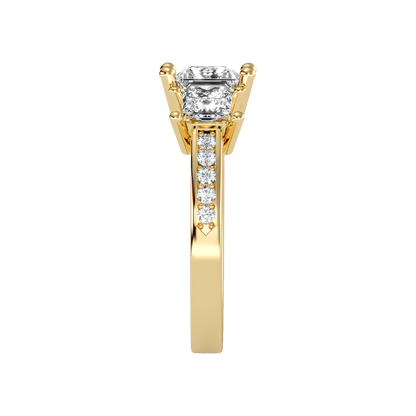 Ablaze Tri Stone Ring - Eleven