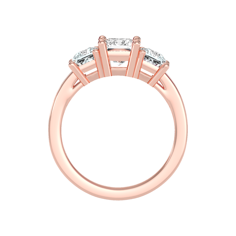 Ablaze Tri Stone Ring - Four