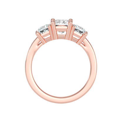 Ablaze Tri Stone Ring - Four