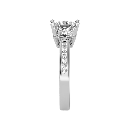 Ablaze Tri Stone Ring - Seven