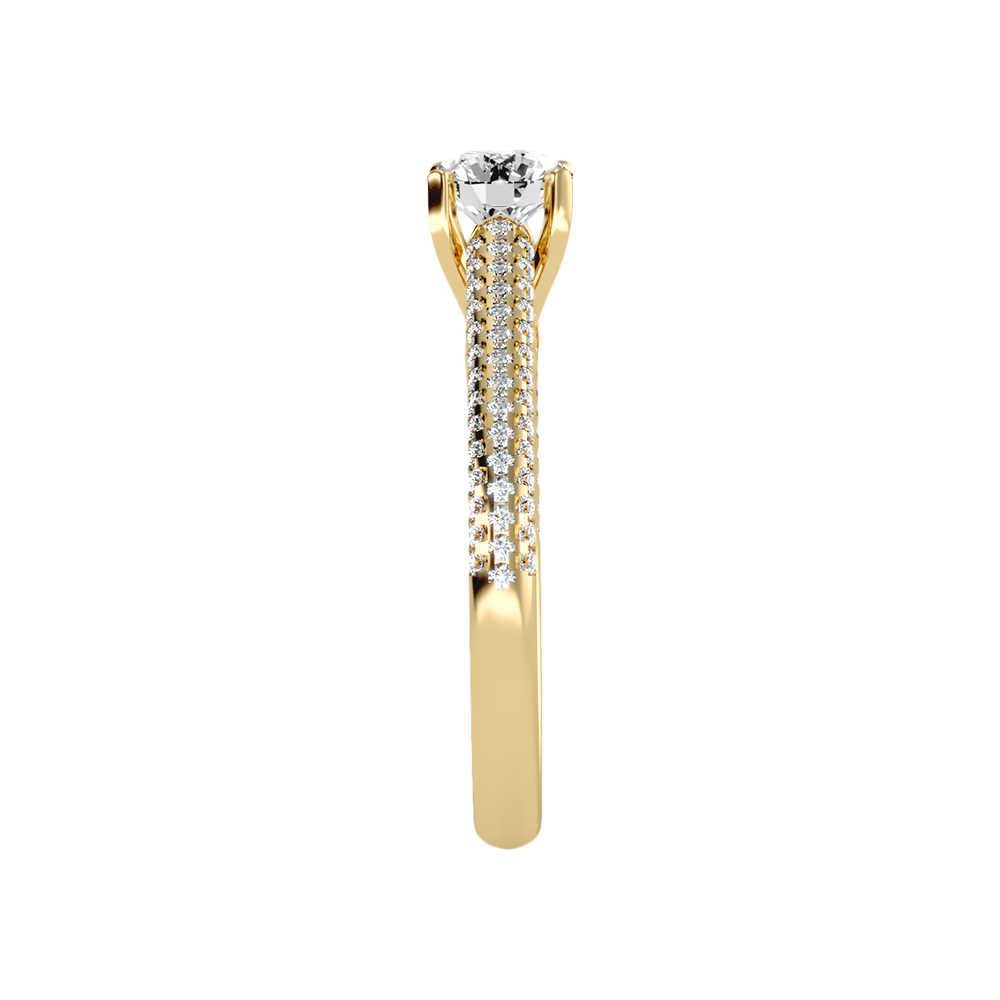 Aceituna Solitaire Ring In 925 Sterling Silver - Eleven