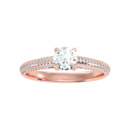 Aceituna Solitaire Ring In 925 Sterling Silver - Seven