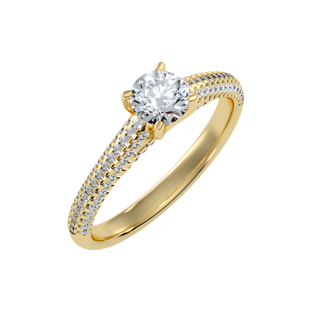 Aceituna Solitaire Ring In 925 Sterling Silver - Nine