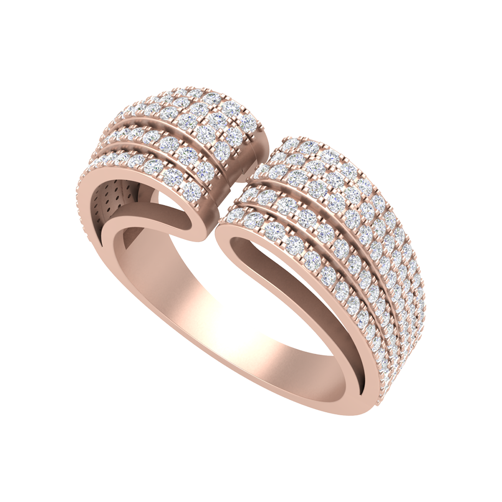 Added Dazzle Cluster Ring - One