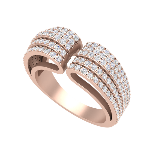 Added Dazzle Cluster Ring In 925 Sterling Silver - One