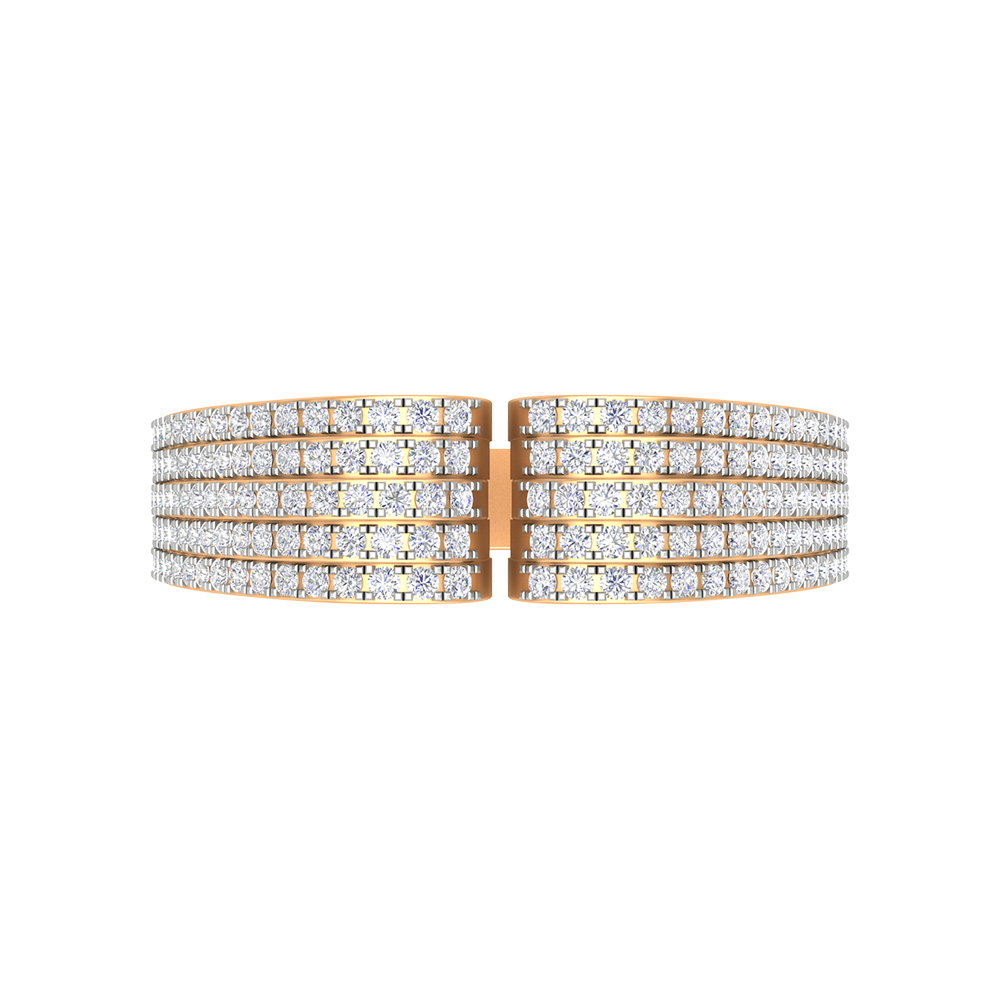 Added Dazzle Cluster Ring In 925 Sterling Silver - Ten
