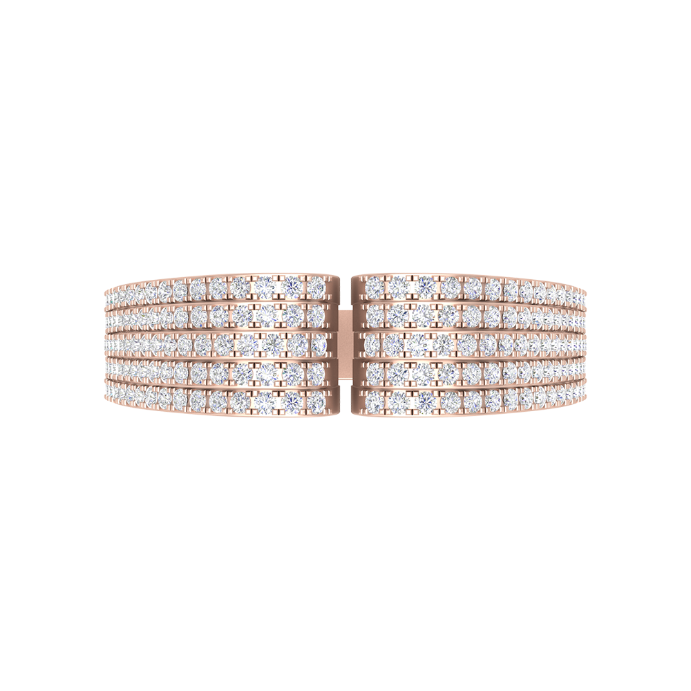 Added Dazzle Cluster Ring In 925 Sterling Silver - Two