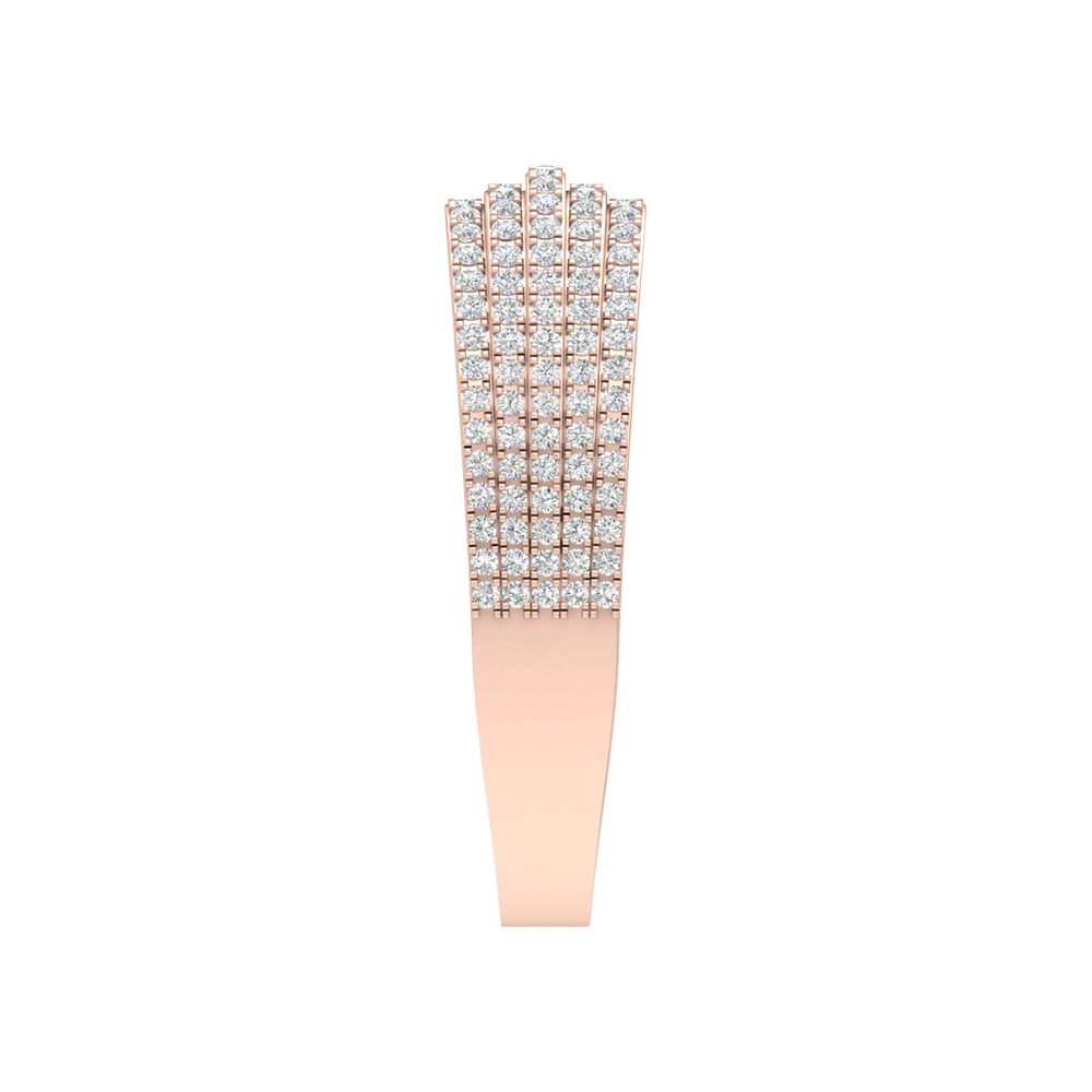 Added Dazzle Cluster Ring - Three