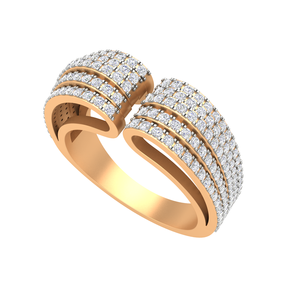 Added Dazzle Cluster Ring - Nine