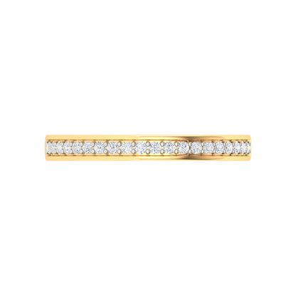 Adele Eternity Diamond Ring In 925 Sterling Silver - Ten