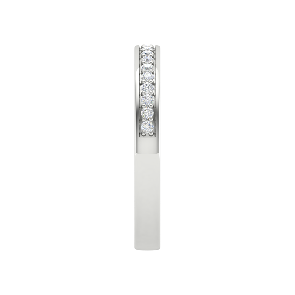Adele Eternity Diamond Ring In 925 Sterling Silver - Two
