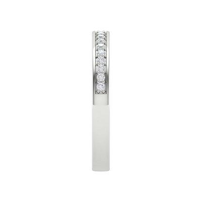 Adele Eternity Diamond Ring In 925 Sterling Silver - Two